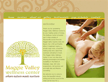 Tablet Screenshot of maggievalleywellness.com